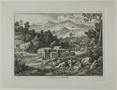 Klostret San Francesco di Civitella i Sabinerna av Joseph Anton Koch