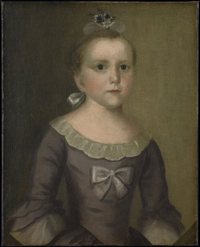 Porträtt av Abigail Gowen av Joseph Badger