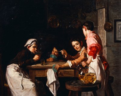 De unga kortspelarna av Joseph Bail