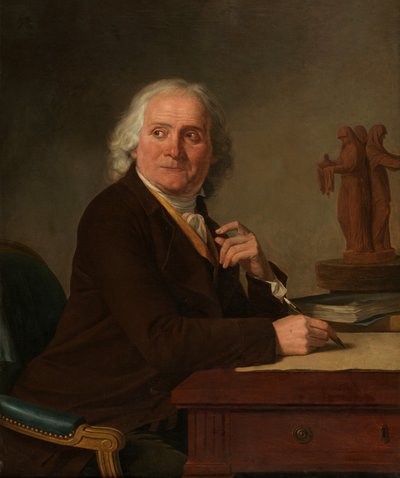 Porträtt av Jean Durameau (olja på duk) av Joseph Benoît Suvée