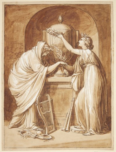 Allegorisk teckning av Joseph Bergler