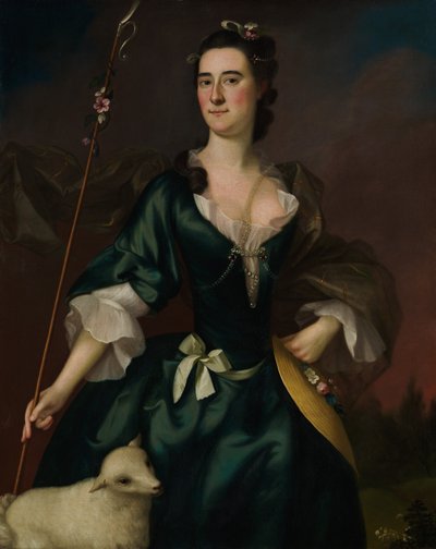 Mary Sylvester, 1754. av Joseph Blackburn
