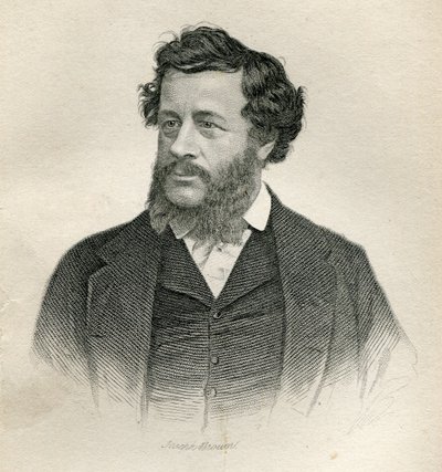 Charles Elme Francatelli, 1861 av Joseph Brown