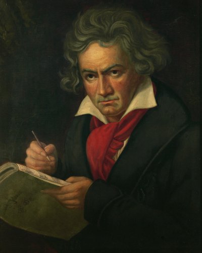 Ludwig van Beethoven ... (olja på duk) av Joseph Carl Stieler