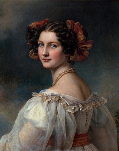 Porträtt av Augustine Målning av Joseph Karl Stieler (1781-1858) 1800-talets München. Chateau De Nymphenburg av Joseph Carl Stieler