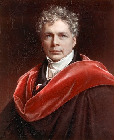 Porträtt av Friedrich Wilhelm Joseph von Schelling (Leonberg av Joseph Carl Stieler