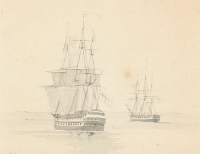 Fregatt och Corvette, Stern Forward av Joseph Cartwright