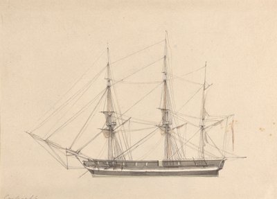 Sidovy av Single Barque av Joseph Cartwright
