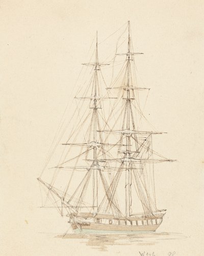 Singel Hermafrodit Brig, Bow Forward av Joseph Cartwright