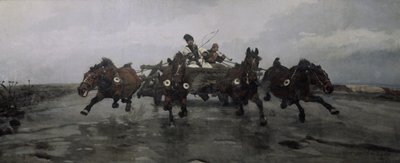 Fyra i handen, 1881 av Joseph Chelmonski
