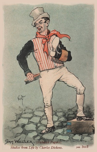 Sam Weller, Pickwick-Papiere von Joseph Clayton  Clarke