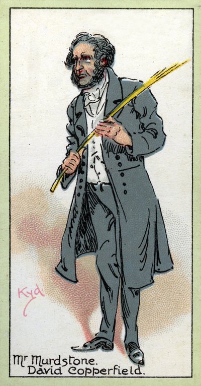 Mr Murdstone, från "David Copperfield", av Charles Dickens, 1923 av Joseph Clayton Clarke