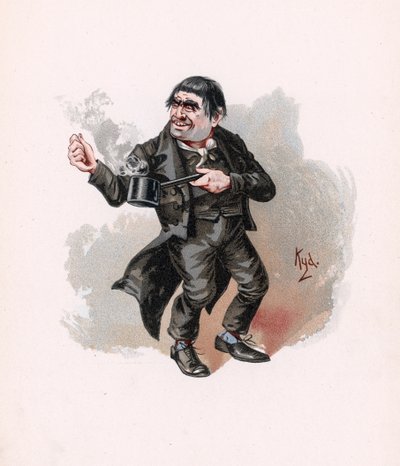 Quilp, illustration från 