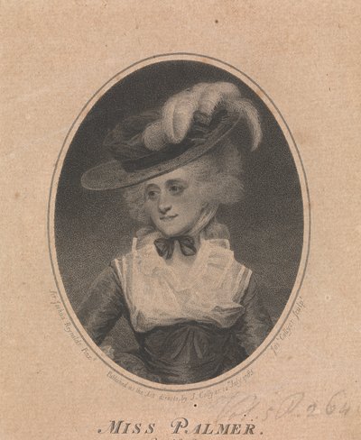 Miss Mary Palmer av Joseph Collyer
