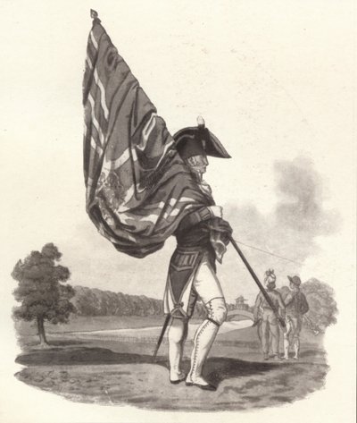 En officer av vakterna i full klädsel, c1812 1909 av Joseph Constantine Stadler