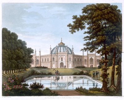 Brighton Pavilion, Sussex, c1816 av Joseph Constantine Stadler