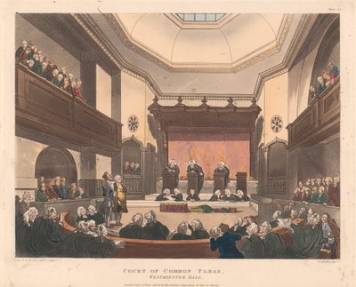 Court of Common Pleas, Westminster Hall av Joseph Constantine Stadler