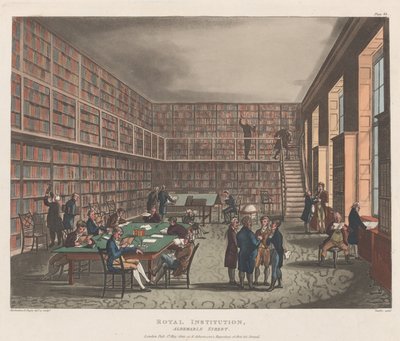 Royal Institution, Albemarle Street, 1 maj 1809., 1 maj 1809. av Joseph Constantine Stadler
