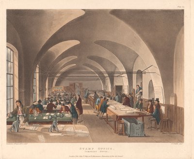 Frimärkskontoret, Somerset House av Joseph Constantine Stadler