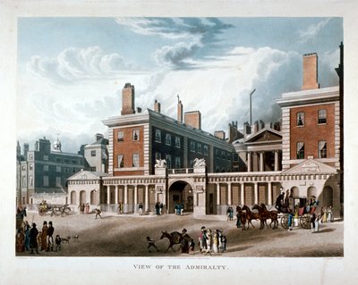 Amiralitetet, Whitehall, Westminster, London, 1818 av Joseph Constantine Stadler