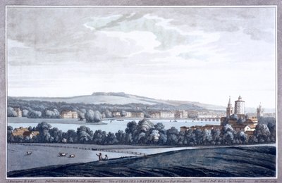 Themsen vid Battersea, London, 1795 av Joseph Constantine Stadler