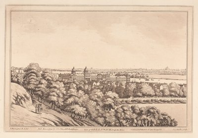 Utsikt över Greenwich och uppför floden av Joseph Constantine Stadler