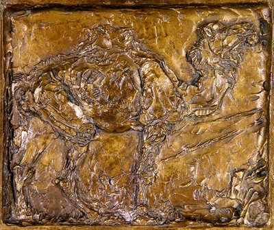 Camel and Ibex Plaques (brons) (se även 351310) av Joseph Crawhall