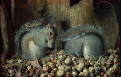 Gluttons (ekorrar) av Joseph Decker
