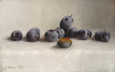 Tolv plommon, 1896 av Joseph Decker