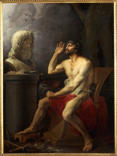 Den grekiske skulptören Phidias av Joseph Dorffmeister