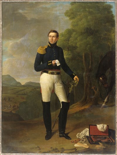 Porträtt av läkaren Isaac Joseph De Meyer av Joseph Ducq