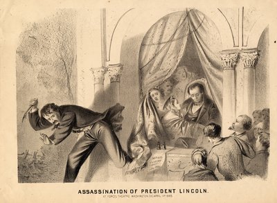 Mordet på president Lincoln, 1865 av Joseph E. Baker