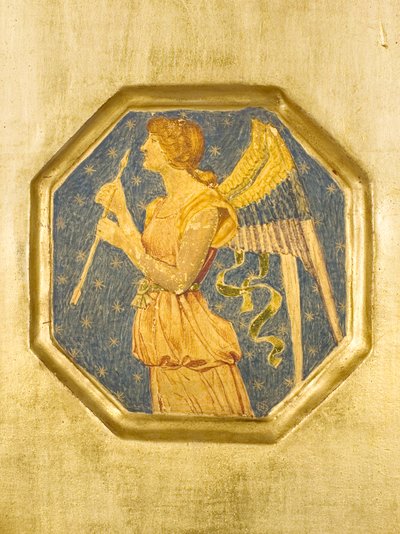 Ängel med pil, detalj från Crystofore av Joseph Edward Southall
