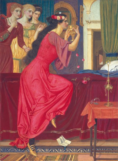 Sigismunda dricker giftet, 1897 av Joseph Edward Southall