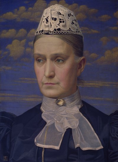 Konstnärens mor, 1902 av Joseph Edward Southall