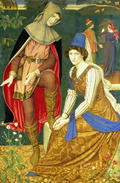 Den nötbruna hembiträdet av Joseph Edward Southall