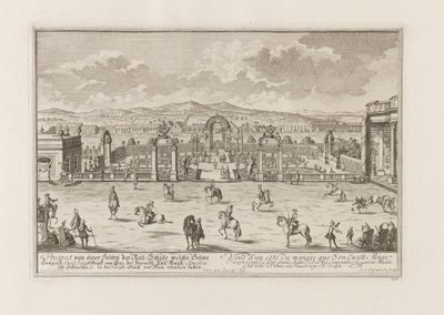 Greve Paars ridskola i Wien, 1719. av Joseph Emanuel Fischer von Erlach