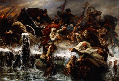 Låt kejsaren passera!, 1901 av Joseph Emanuel Van Den Bussche