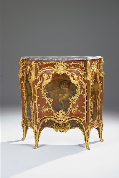 Sideboard, ca 1900 (ormolu-monterad kingwood & wenis martin) av Joseph Emmanuel Zwiener