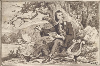 Konstnärlig verksamhet: Poet, lyriker, målare av Joseph Eugen Hörwarter