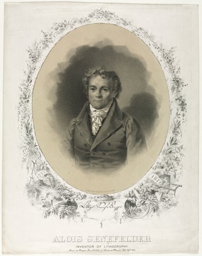 Alois Senefelder av Joseph F. Knapp