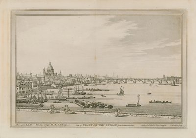 Blackfriars bro av Joseph Farington
