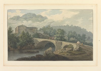 Brathay Bridge av Joseph Farington