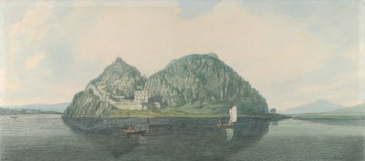 Dumbarton Rock från söder, 1788. av Joseph Farington