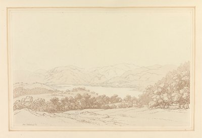 Ullswater, överste Robinsons av Joseph Farington