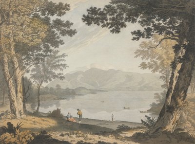 Utsikt över Skiddaw och Derwentwater av Joseph Farington