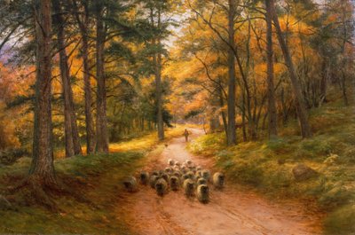 Hemåt (olja på duk) av Joseph Farquharson