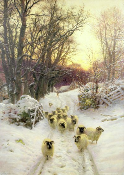 Solen hade stängt vinterdagen av Joseph Farquharson