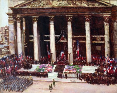 Paul Doumers (1857-1932) statliga begravning 12 maj 1932 av Joseph Felix Bouchor