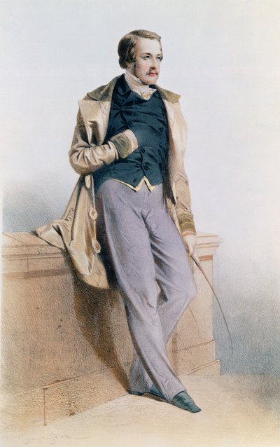 Henri Charles Ferdinand Marie Dieudonne av Frankrike, hertig av Bordeaux, greve av Chambord av Joseph Felon
